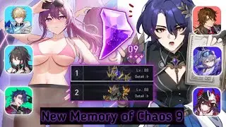NEW MEMORY OF CHAOS 9 | KAFKA DOT TEAM & HYPERCARRY DR RATIO - HONKAI: STAR RAIL GAMEPLAY