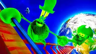 Roller Coaster To Space Scene | THE SPONGEBOB MOVIE: SEARCH FOR SQUAREPANTS (2025) Movie CLIP 4K