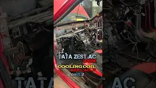 Zest ac work part 2 dash open Malayalam #tatazest #coolingcoil #replace #acwork #dash #opening