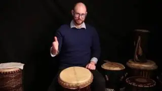 Djembe Lesson for Beginners: How to play a bass sound &ndash; African Drumming Online