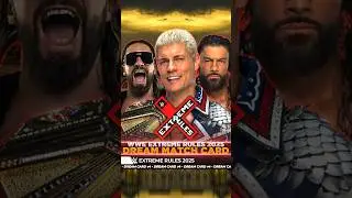 Extreme Rules 2025 - Dream Match Card [v4] #ExtremeRules #Bevelock #WWE #Shorts