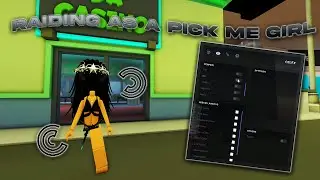 Raiding As A Female Sweat With  STAR In Da Hood Using CELEX⭐👨🏽‍🎤