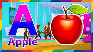 Phonics Song 2 with TWO Words in 3D - ABC Alphabet Songs A For Apple & Music Sounds For Kids 1285