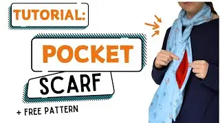 Tutorial: How to Make a Fleece Scarf With a Hidden Zipper Pocket