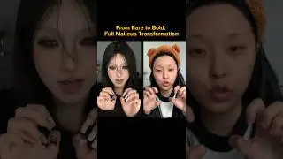 From Bare to Bold: Full Makeup Transformation #facetransformation #beautytransformed