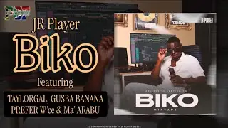 JR Player - BIKO (LYRICS VIDEO ) Feat. Gusba Banana, Taylor Gal, Prefer W’ce & Ma’arabu