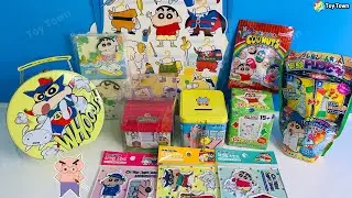 Crayon Shin Chan Figure Stands & Surprise School Stationery クレヨンしんちゃん 짱구는못말려