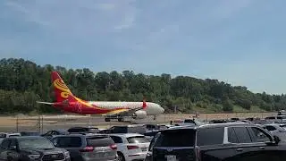 New Hainan Airlines Boeing 737 Max 8 Taxi & Takeoff from Seattle Factory B-225X
