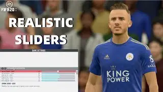 FIFA 20 Realistic Sliders Player Career Mode Short Game Sliders + Gameplay