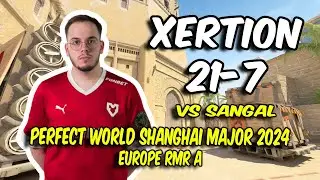 MOUZ xertioN (21/7) vs Sangal (Mirage) @ Perfect World Shanghai Major 2024 Europe RMR A | CS2 POV
