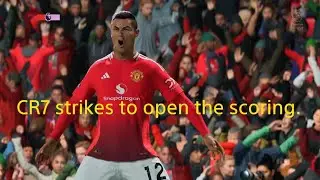 Ronaldo return to scores the opening goal !! 