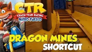 Crash Team Racing: Nitro-Fueled Dragon Mines Shortcut Location (Minekarting Trophy Guide)
