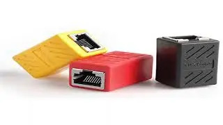 PASOW RJ45 Coupler in-Line Coupler Cat7 Cat6 Cat5e Ethernet Cable Extender Adapter Female to Female