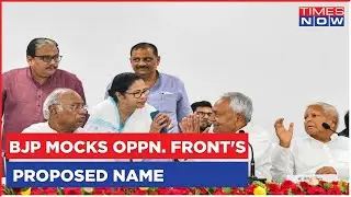 PDA Vs NDA In 2024, BJP's Inderjeet Sambyal Mocks Opposition Front's Proposed Name | English News