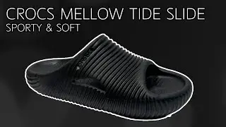 2024 Crocs Mellow Recovery Tide Slide Black Review & On Feet