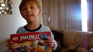 Charlie gets a late Christmas Present - LEGO Ninjago -from Uncle Mattias!
