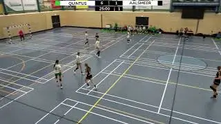 Quintes DB1  vs  HV Aalsmeer DB1  1ste helft