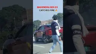 Mahendra Car Catch Fire 🔥#mahendra #car #shorts #short #today