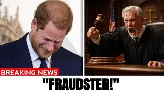 OMG! Furious Judge Hammers Ultimate  PUNISHMENT On Harry After Harry's Legal Team Labeled; FRAUDSTER