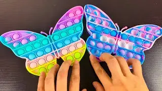 Twins Pastel Butterfly Pop It ASMR 💝 Satisfying Sound for Relaxing