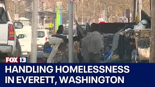 WSDOT, Everett Mayor at odds over homeless encampment work | FOX 13 Seattle