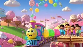 Jellybean Train Goes Choo Choo | Sweet Adventure Song for Kids | Nursery Rhymes & Songs for Children