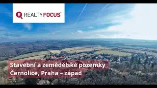 Pozemky Černolice, Praha &ndash; z&aacute;pad, FPV Drone, REALTY FOCUS