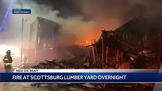 Fire rips through southern Indiana hardware and lumber store