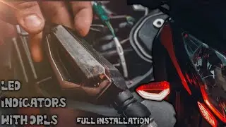 LED indicators for Ns200/160 | with DRLs | Full installation | Cheap and Best