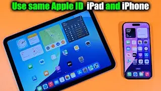 How to use same apple id on iPhone and iPad