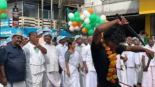 വയനാട്ടിൽ പ്രിയങ്ക ഗാന്ധി 4,04,619 വോട്ടുകൾക്ക് വിജയിച്ചു #wayanad #priyankagandhi #bielection