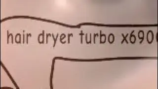 hairdryer FBI...