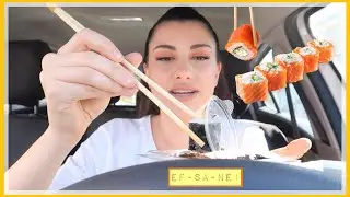 🥢🍤 ÇITIR ÇITIR KARİDES VE SUSHİ MUKBANG 🍱  | TADI NASIL ?   | TUĞÇE AY