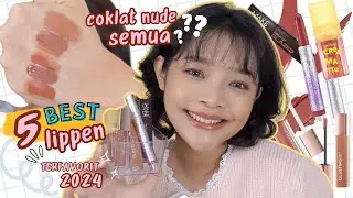 5 BEST LIPPEN COKLAT NUDE TERFAVORIT 2024 , SAWO MATANG APPROVED! 💄🤎 | RIRIEPRAMS