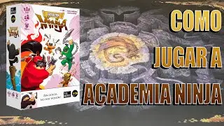 COMO SE JUEGA A ACADEMIA NINJA - JUEGO DE MESA - DEMUESTRA TU HABILIDAD NINJA @tcg_factory