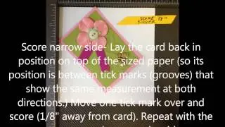 Tutorial-Simply Scored Custom Envelope
