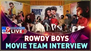 Rowdy Boys Movie Team Interview LIVE | Ashish, Anupama - TV9