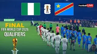 NIGERIA 🆚 DR CONGO - FIFA World Cup 2026 Qualifiers Final | Full Match All Goals | Simulation PES