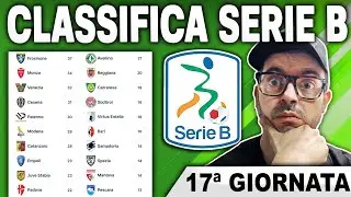 CLASSIFICA SERIE B || CATANZARO 🔥 PALERMO, SAMPDORIA e CESENA❌ FROSINONE ✈️ MONZA E VENEZIA 🏃 RECAP