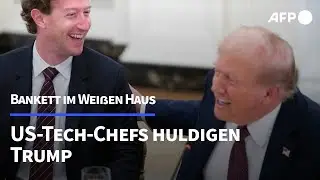 US-Tech-Chefs loben Trump bei Bankett im Wei&szlig;en Haus | AFP