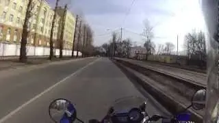 проверка съемки Contour ROAM в стойке