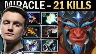 Troll Gameplay Miracle with 23 Kills and Shroud - Dota 2 Ringmaster