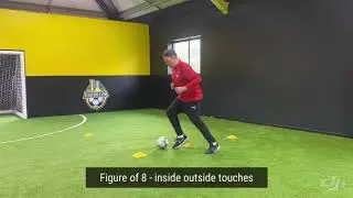 Dribbling Drills To Do At Home | Small Space Dribbling Training Session - Challenge at end of Video