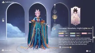 Infinity Nikki Gossamer Moonfairy Outfit and Whimsicality Osmanthus Dance