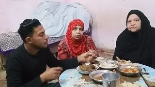 احلى فطار من حبايبي ام سيد عزماني انا وامي الفيديو ده لو جبل في لايك اجيب لها تليفون لام سيد
