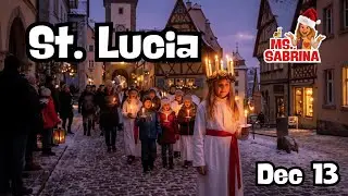 День Святой Люсии | 13 декабря Фестиваль света для детей | Двуязычный