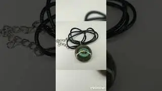 Ocean shell and sand resin necklace