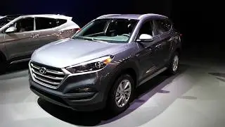 New 2018 Hyundai Tucson SUV - Exterior Tour & Cargo Area - 2017 LA Auto Show - Los Angeles CA