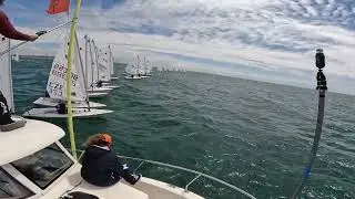 ILCA 6 Youth European 2025 -Start -Course B - Girls Silver- R10