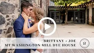 Brittany + Joe {Married} | Final Film | Mt. Washington Mill Dye House | Radiant Films Wedding